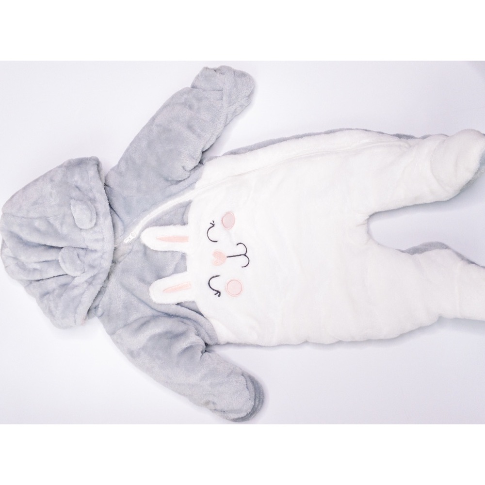 Cozy bunny onesie